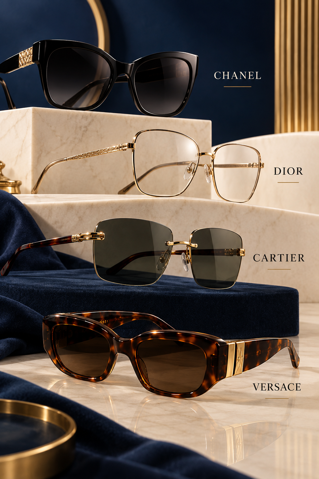 Sélection de montures et solaires de la collection